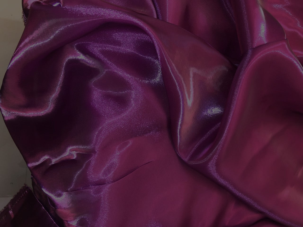 Liquid organza fabric 58" wide with gold  tinge available in 4 colors dark rose ,mustard brown ,mint and dark navy [[18334/35/36/37]