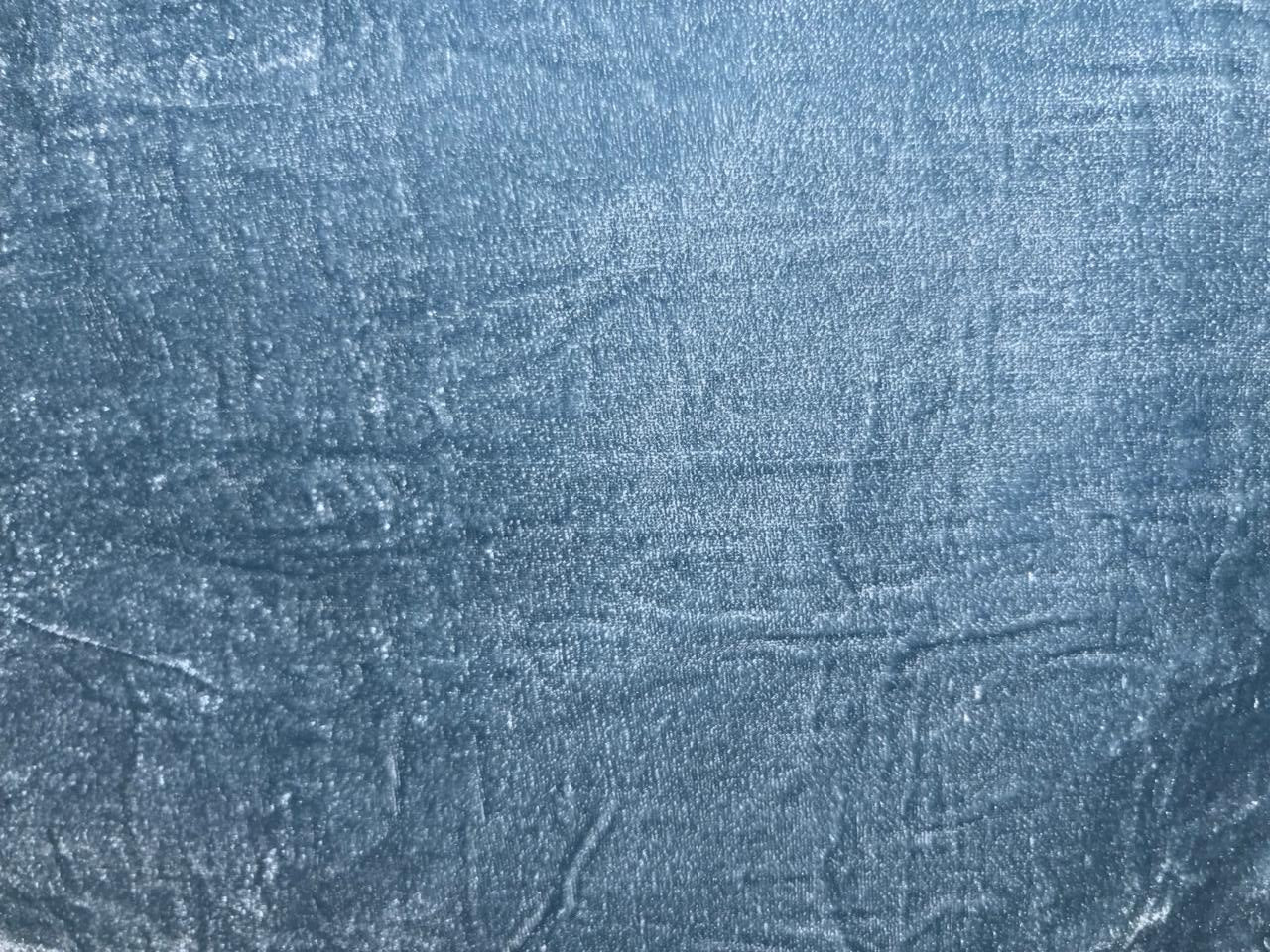 100% Micro Velvet Slate blue  Fabric 44" wide [18295]