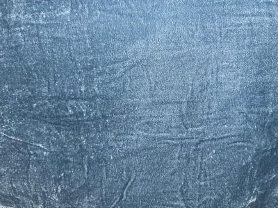 100% Micro Velvet Slate blue  Fabric 44" wide [18295]