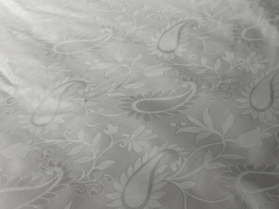 Jasmin Jacquard Fabric raised, intricate floral patterns in 2 designs [18822/23]