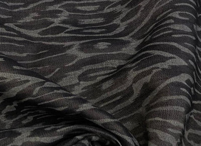 Denim 100% Cotton 58" wide animal print in 2 shades denim blue / teal and denim blue/blue  [18613/14]