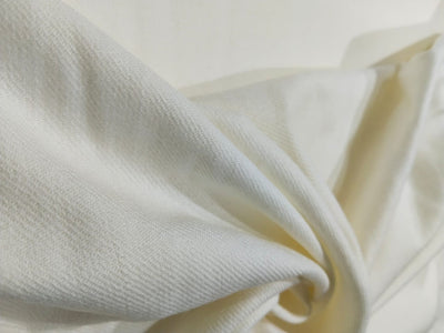 Silk X Wool Twill Fabric available in 3 colors white ivory, brown and camel