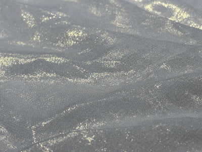 Viscose Georgette Lurex fabric 44" width available in 2 colors gold and silver [18813/14]