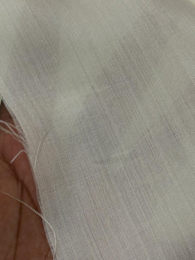 TUSSAR  SILK NATURAL IVORY FABRIC 44&quot; WIDE 19 momme [18313]