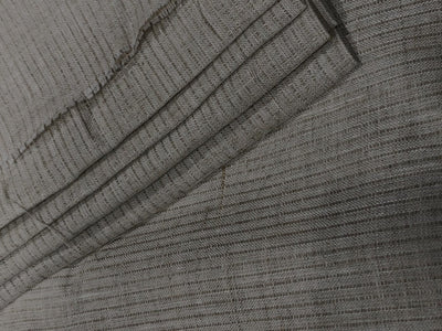 100% Linen stripe fabric mis-dent European dobby [17722]