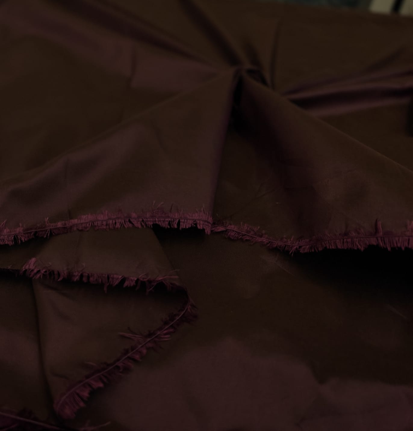 Pure SILK TAFFETA FABRIC BERRY color 54" wide TAF56[3]