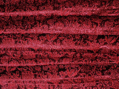 Silk Brocade fabric 44"red wine  floral  jacquard  BRO1065[4]