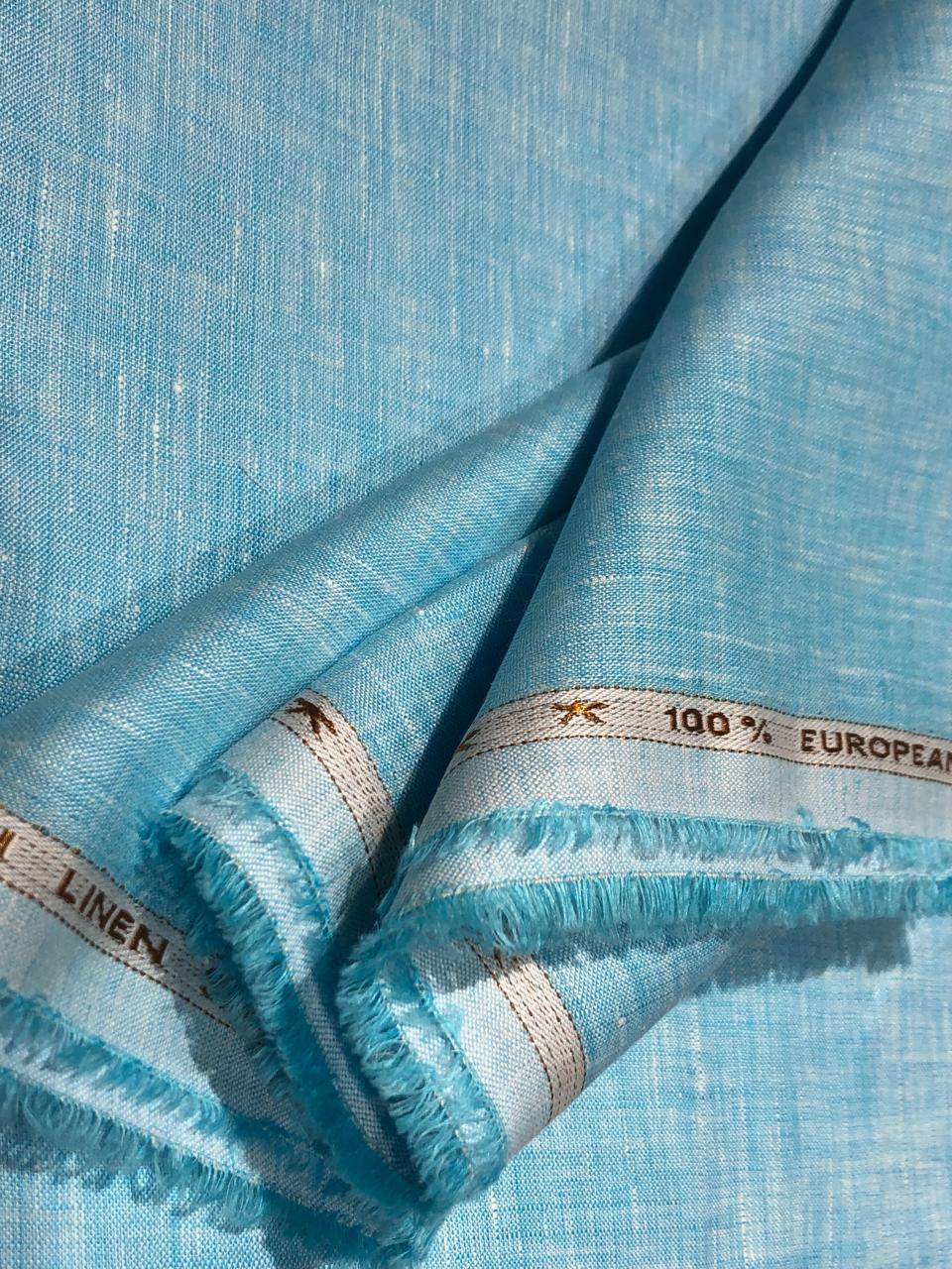 100% linen  80 LEA 58" wide available in 5 colors ivory/blue/taupe/silver grey AND sand