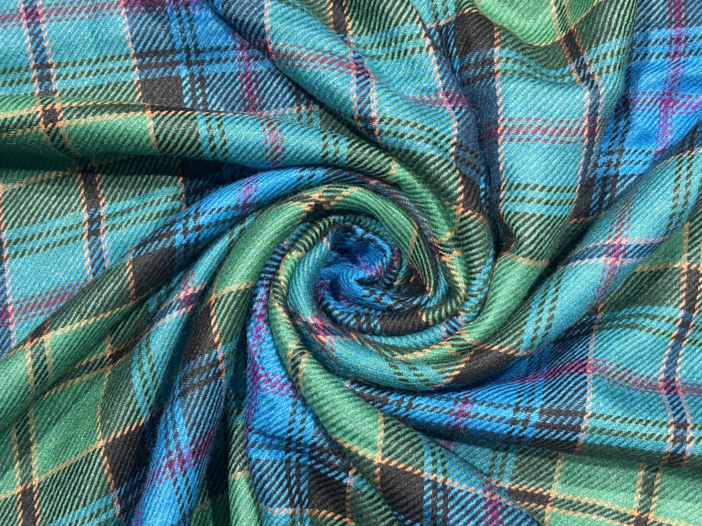 100% Silk  Wool twill , plaids available in 6 colors [17774/75/76/77/78/79]