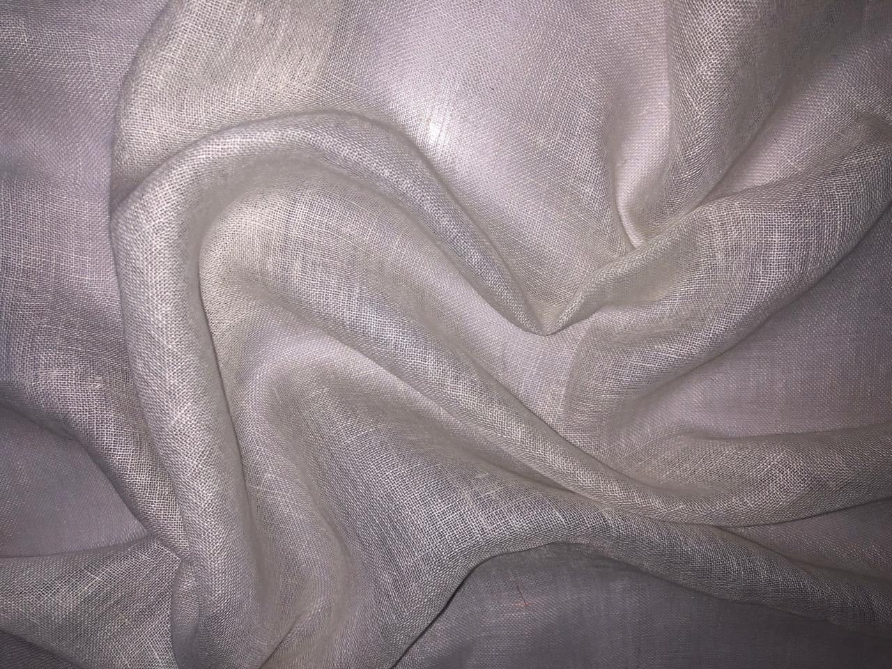 Pure linen fabric Thin 26 momme  59&quot; wide available in natural color ivory and camel [ROLLS]