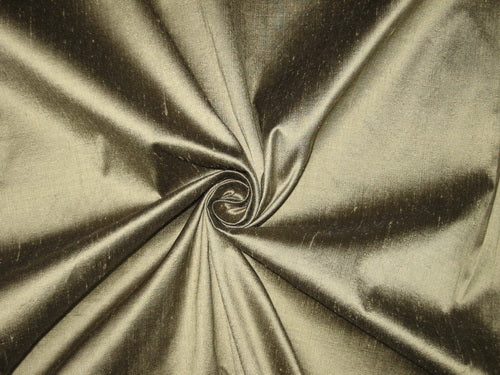 Pure SILK Dupioni FABRIC Smoky Silver color 54" WIDE DUP33[1]