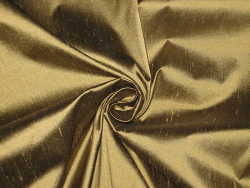 Pure SILK Dupioni FABRIC Golden Glaze color 54" WIDE DUP29[1]