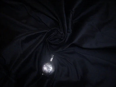 100% silk dupioni 54&quot;jet black 54&quot; DUP13[6]blk