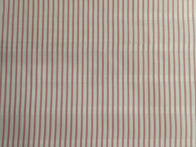 SILK TAFFETA FABRIC RED X WHITE WITH JACQUARD STRIPES COLOR 48" wide TAF#S127[7]