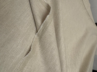 Suiting fabric PC Linen fabric a combination of polyester (P) and cotton (C) available in 3v colors white ,ivory and beige.