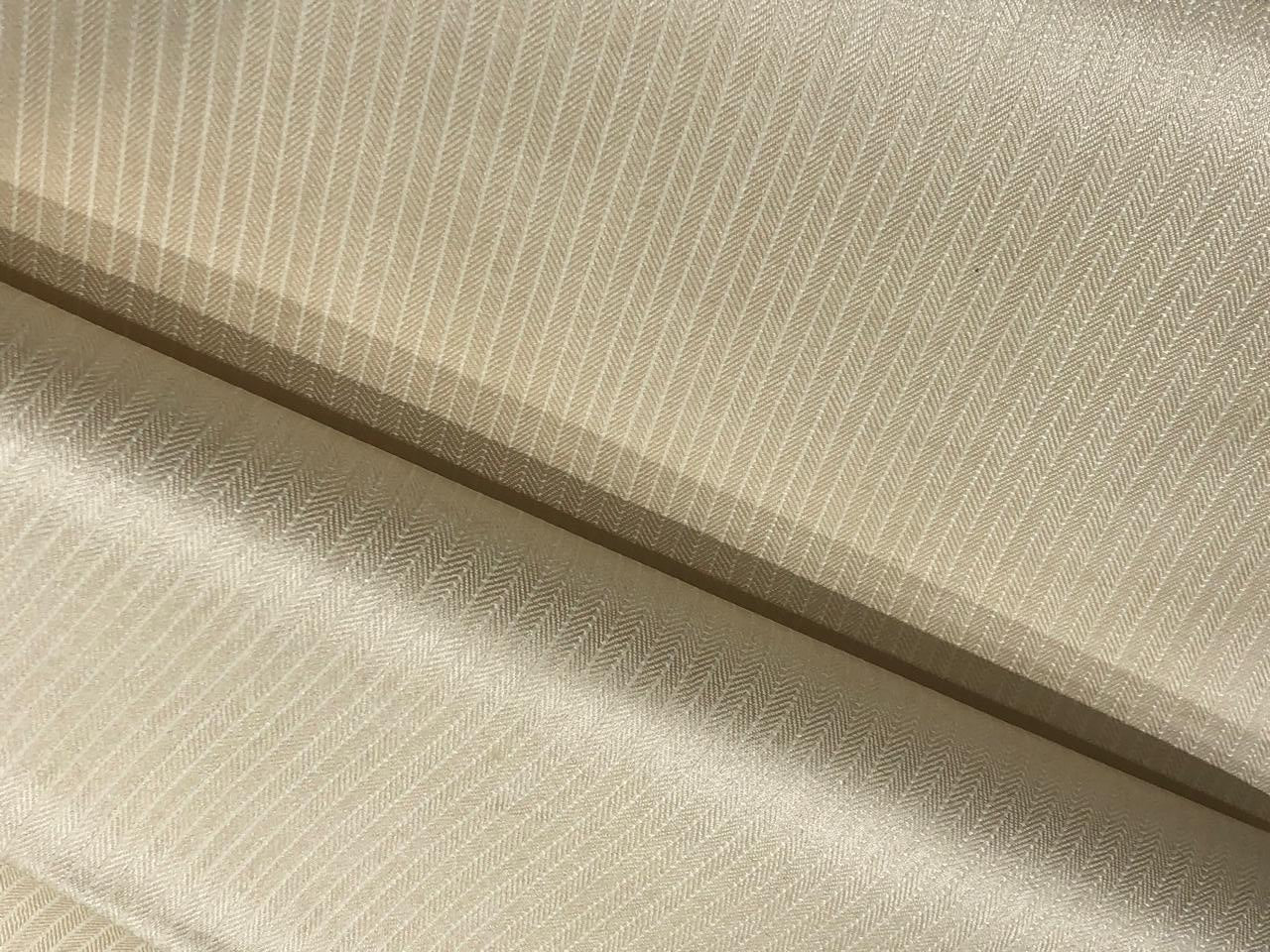 SILK TUSSAR 4 PLY 44" wide available in self herringbone stripes and self plaids [17162/63]