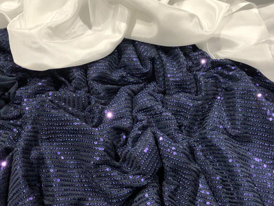 NET SILVER WITH GREY SEQUIN [17706]