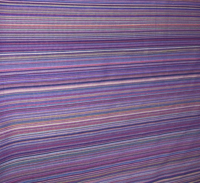 100% cotton poplin multicolor stripe 56" wide [18386]