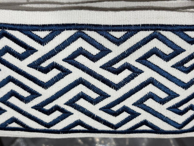 LACE /BORDER used in garments and furnishings available in fawn and navy