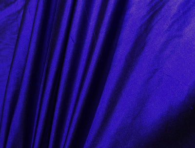 Silk Dupioni fabric ink blue  color 54" wide DUP419