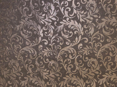 Mull Cotton Chanderi Fabric embossed 44" wide available in 2 colors black and white [18499/500]