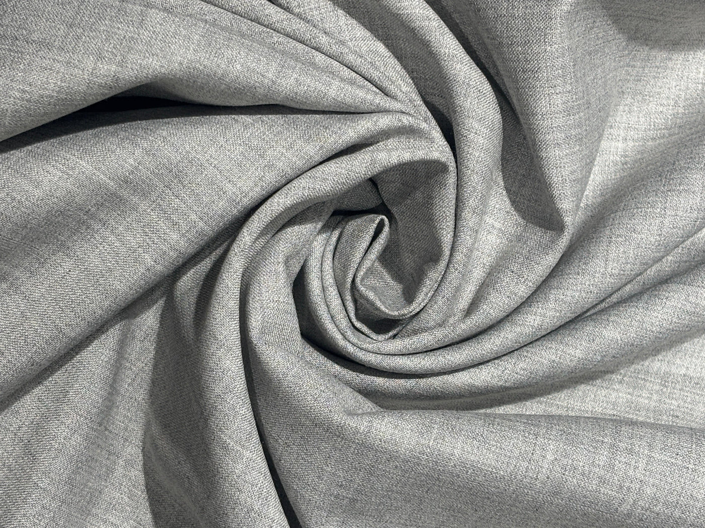 Italian Suiting blended viscose ,poly, acrylic light grey color 58" wide [17605]