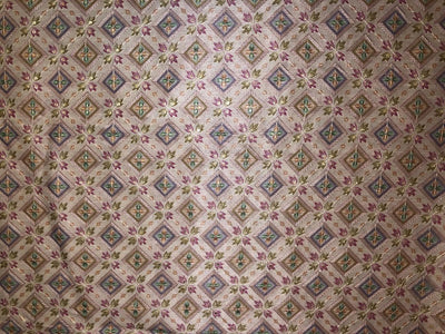 Silk Brocade fabric ivory with diamond motif floral jacquard and subtle sequins and embroidery BRO1069[1]