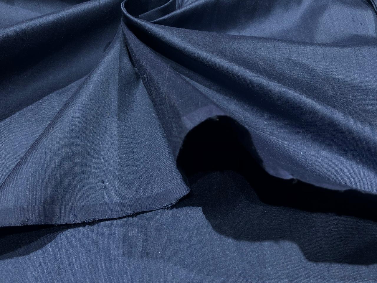 Pure SILK Dupioni FABRIC Stormy Blue color 54" WIDE DUP127[1]