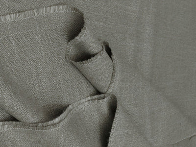 Suiting Poly jute fabric is a   blend of natural jute fibers and synthetic polyester olive beige color [18641]