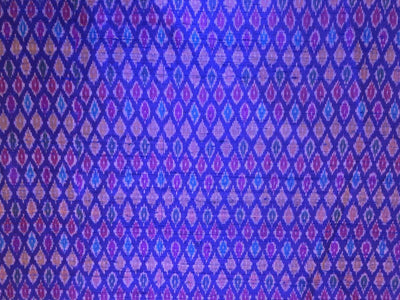 100% pure silk dupion ikat fabric INK BLUE color 44" wide available in 2 combinations[18475/76]