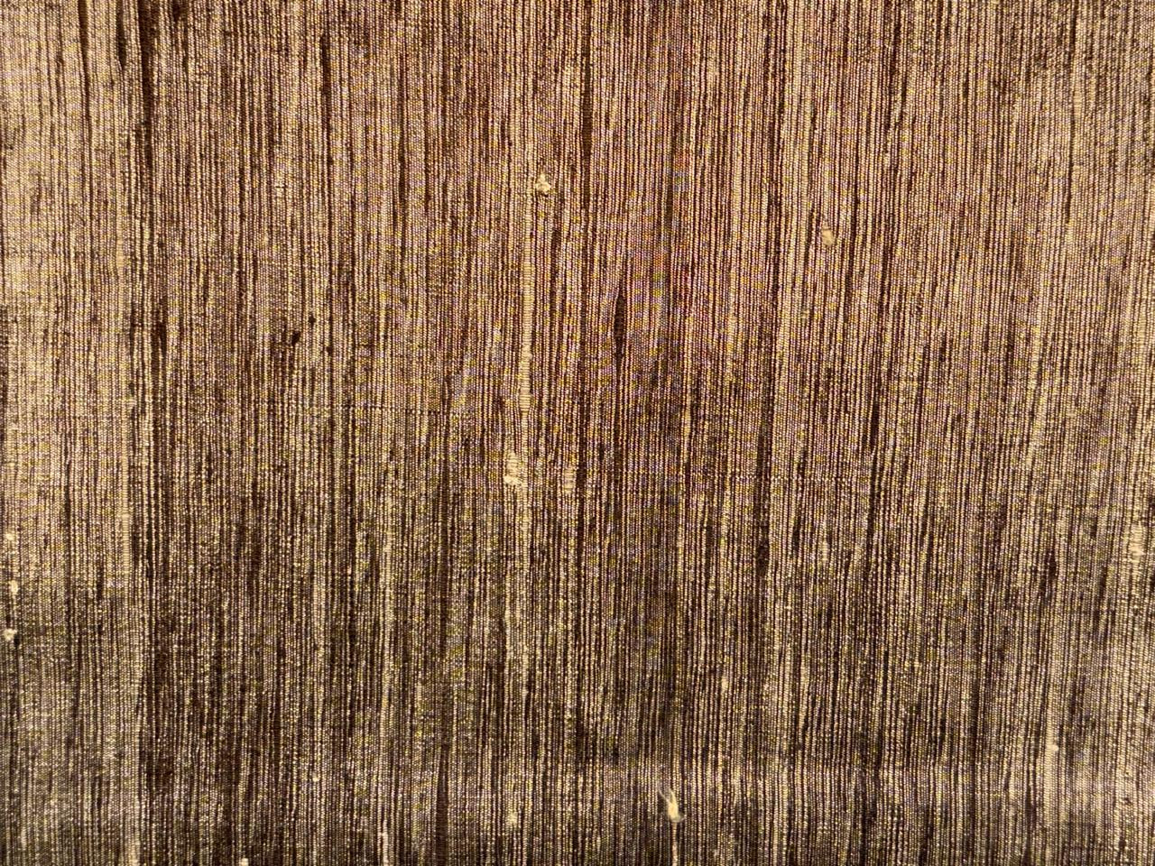 SILK Dupioni FABRIC 2 ply silk 54&quot;-orange/pink/black ,purple/golden brown ,brown/golden cream and purple x pink DUPNEWS14