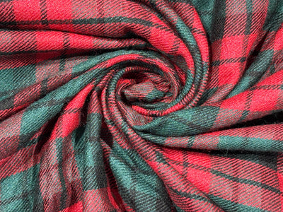 100% Silk  Wool twill , plaids available in 6 colors [17774/75/76/77/78/79]