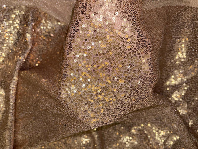 Net Fabric with sequin blush pink  58'' wide [18599]