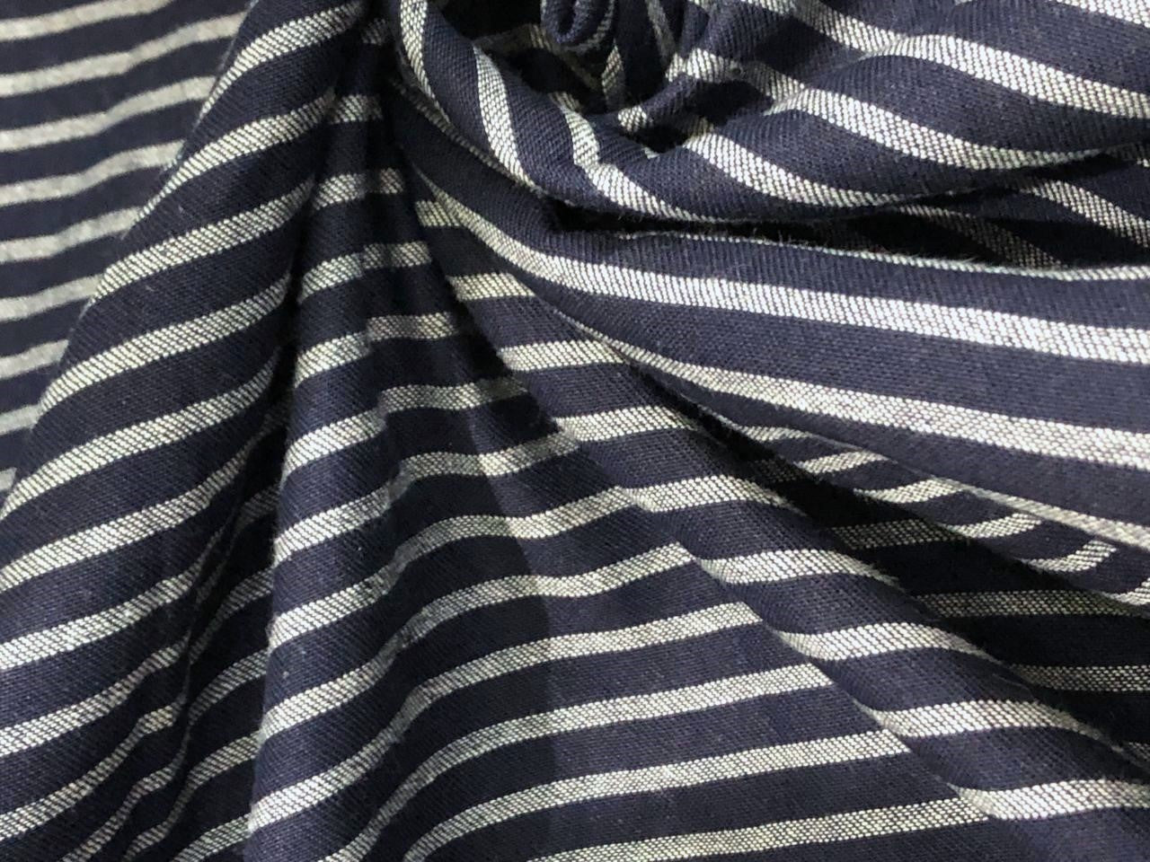 100% Cotton Denim  Fabric 58" wide available in ZIG ZAG DESIGN 3 COLORS white with black zigzag/white with navy zigzag and navy with white