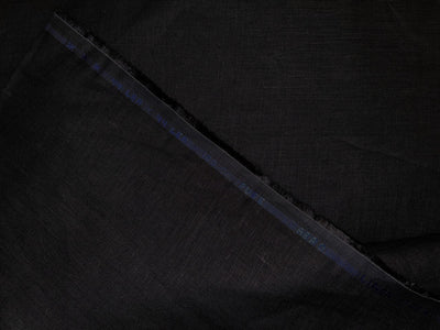 100% Linen premium heavy 44lea  suiting fabric 58" wide available in 2 colors black and butter cream [18501/02]