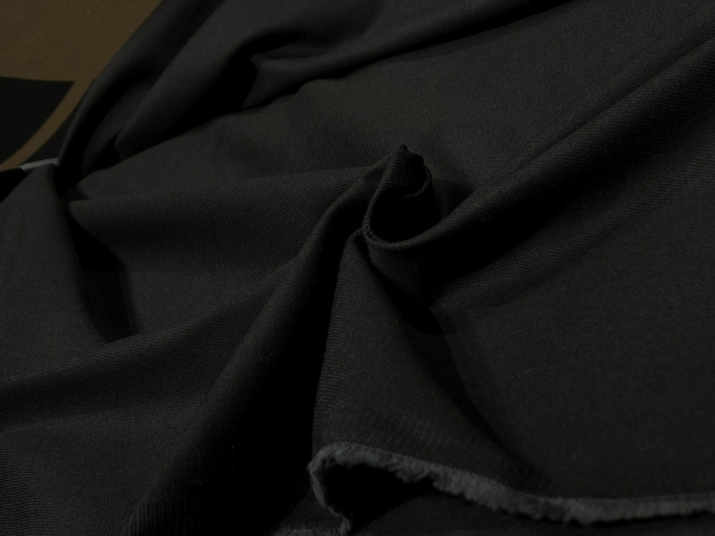Denim Spandex Cotton Lycra Fabric 54&quot; wide Black [18230]