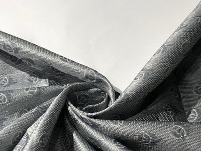 Brocade Fabric  Jacquard ROSES available in 2 colors  SILVER GREY AND TEA ROSE BRO998[5/6]