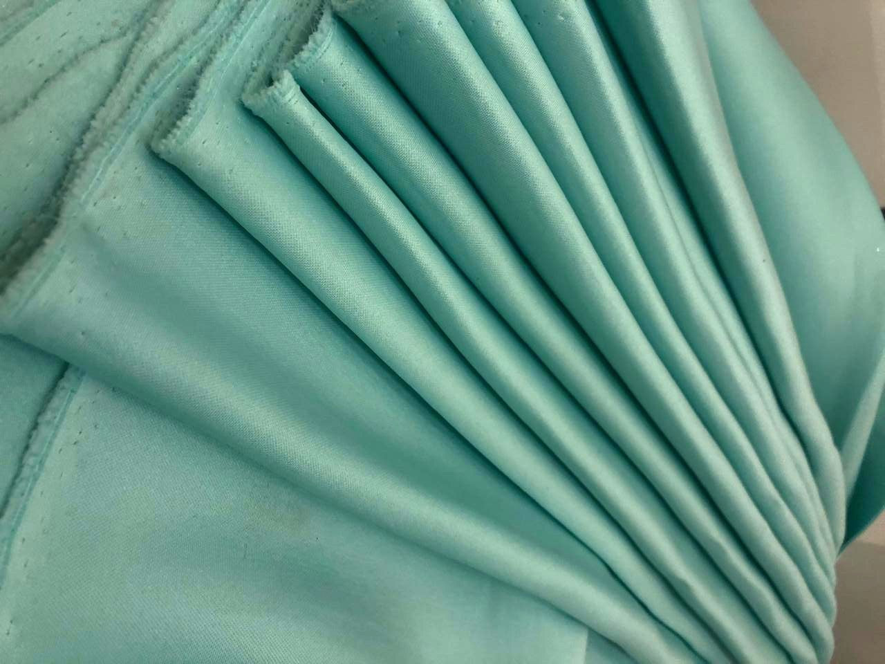 Mint green Color Scuba /Neoprene Lycra fashion wear2 MM thick Dress fabric ~ 58&quot;[12115]