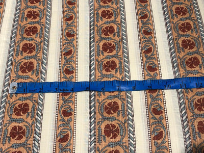 100% Cotton Satin dobby plaids block prints available in 4 different floral designs [17577/78/79/80]