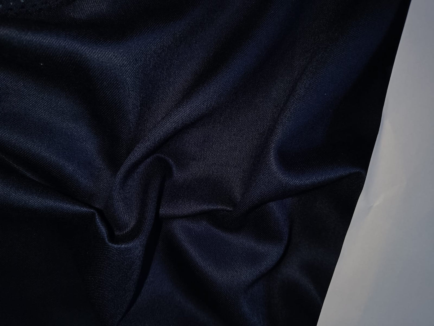 Bamboo Twill Weave 200gsm fabric 54" wide available in two colors black and navy