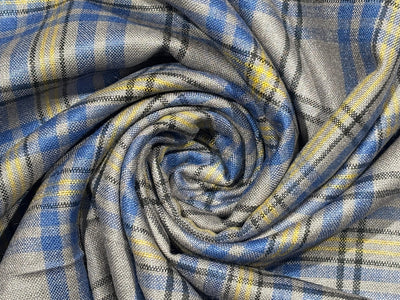 100% Silk  Wool twill , plaids available in 6 colors [17774/75/76/77/78/79]