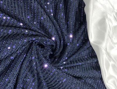 NET SILVER WITH GREY SEQUIN [17706]