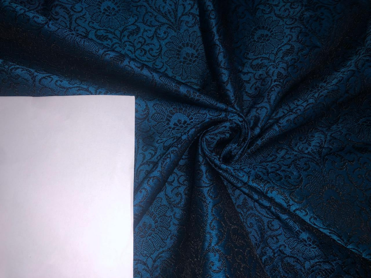 BROCADE MAROON X BLACK COLOUR 44" wide available in 4 colors red,purple,green and blue BRO327[1/2/3/4]