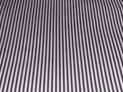 100% Cotton Denim  Fabric 58" wide available in ZIG ZAG DESIGN 3 COLORS white with black zigzag/white with navy zigzag and navy with white