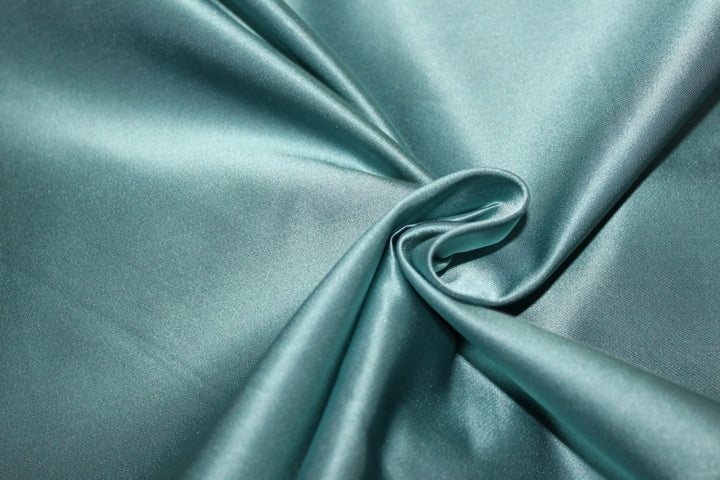 Silk Duchess satin  fabric 40 momme 54" wide baby blue  [17642]
