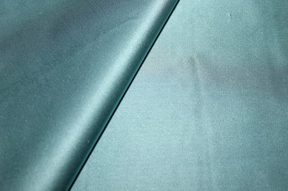Silk Duchess satin  fabric 40 momme 54" wide baby blue  [17642]
