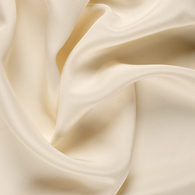 100% silk crepe ivory tusk 44" wide available in 60 gms [14momme] and 80 gms [19momme] [18545/46]