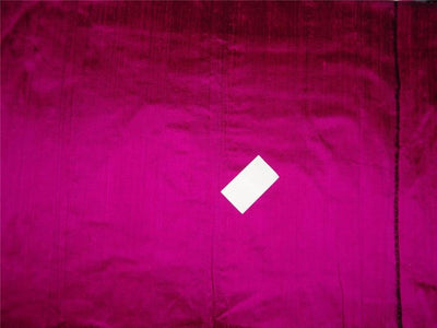 100% pure silk dupioni fabric INDIAN PINK X BLACK colour 44" wide with slubs MM9A[12]