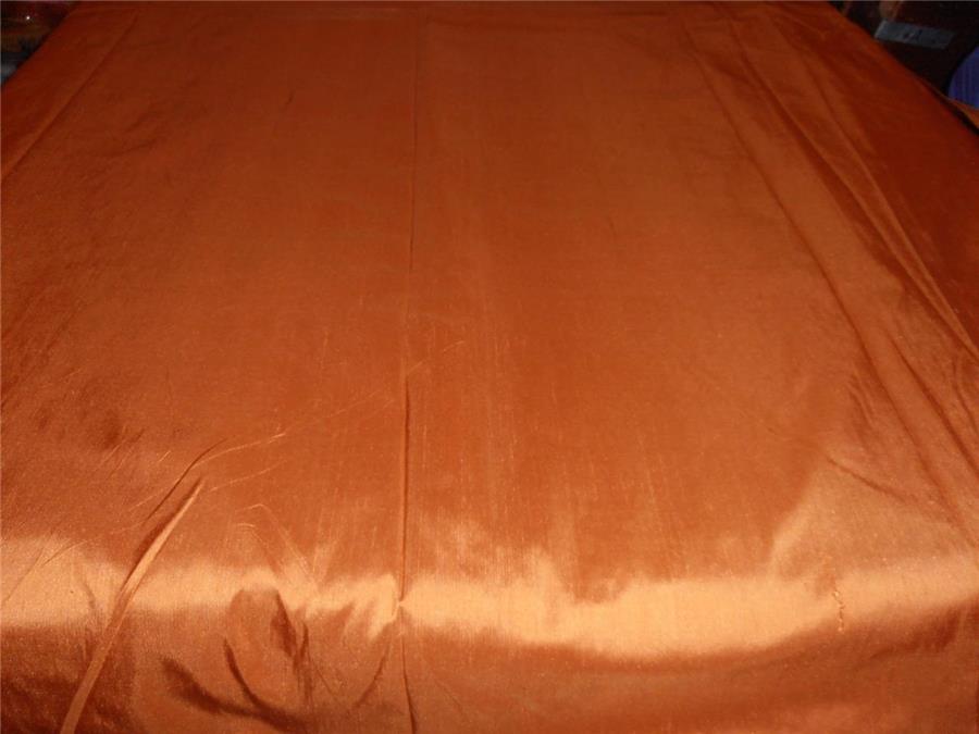 100% PURE SILK DUPION FABRIC SANDALWOOD COLOR 54" wide WITHOUT SLUBS DUP115[1]/131[1]