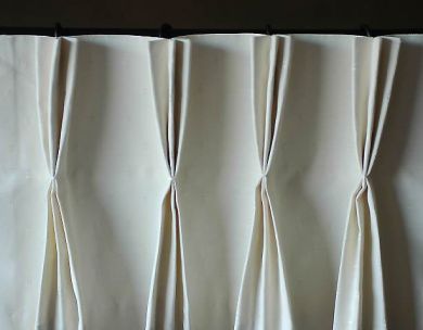 Triple Pinch Pleat Valance